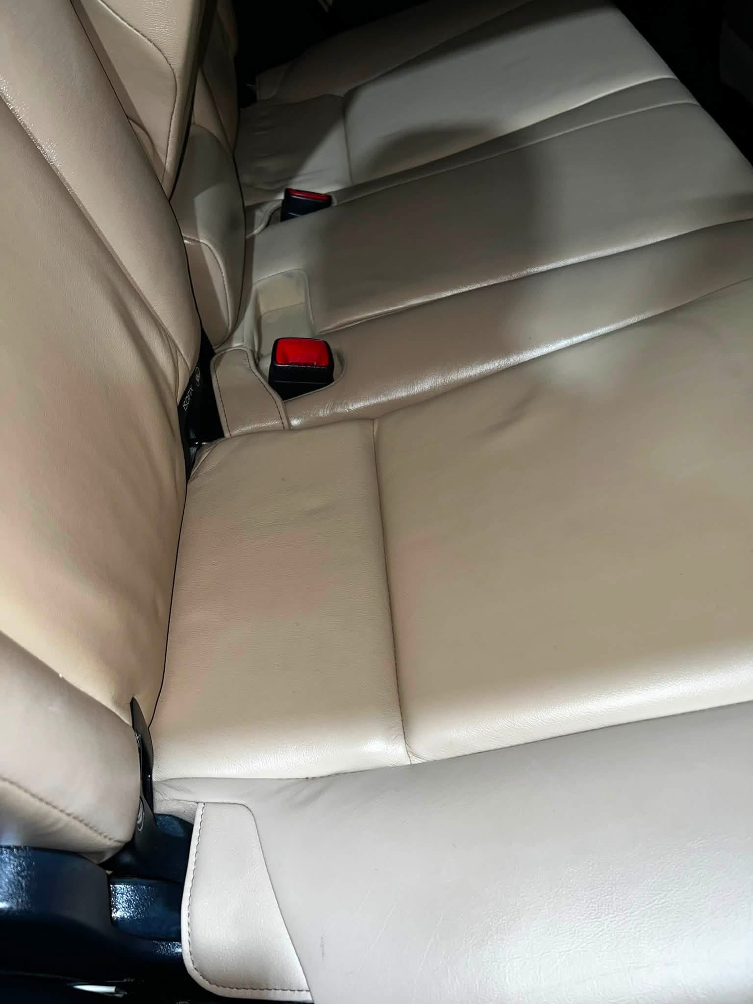Detailed rear leather seats