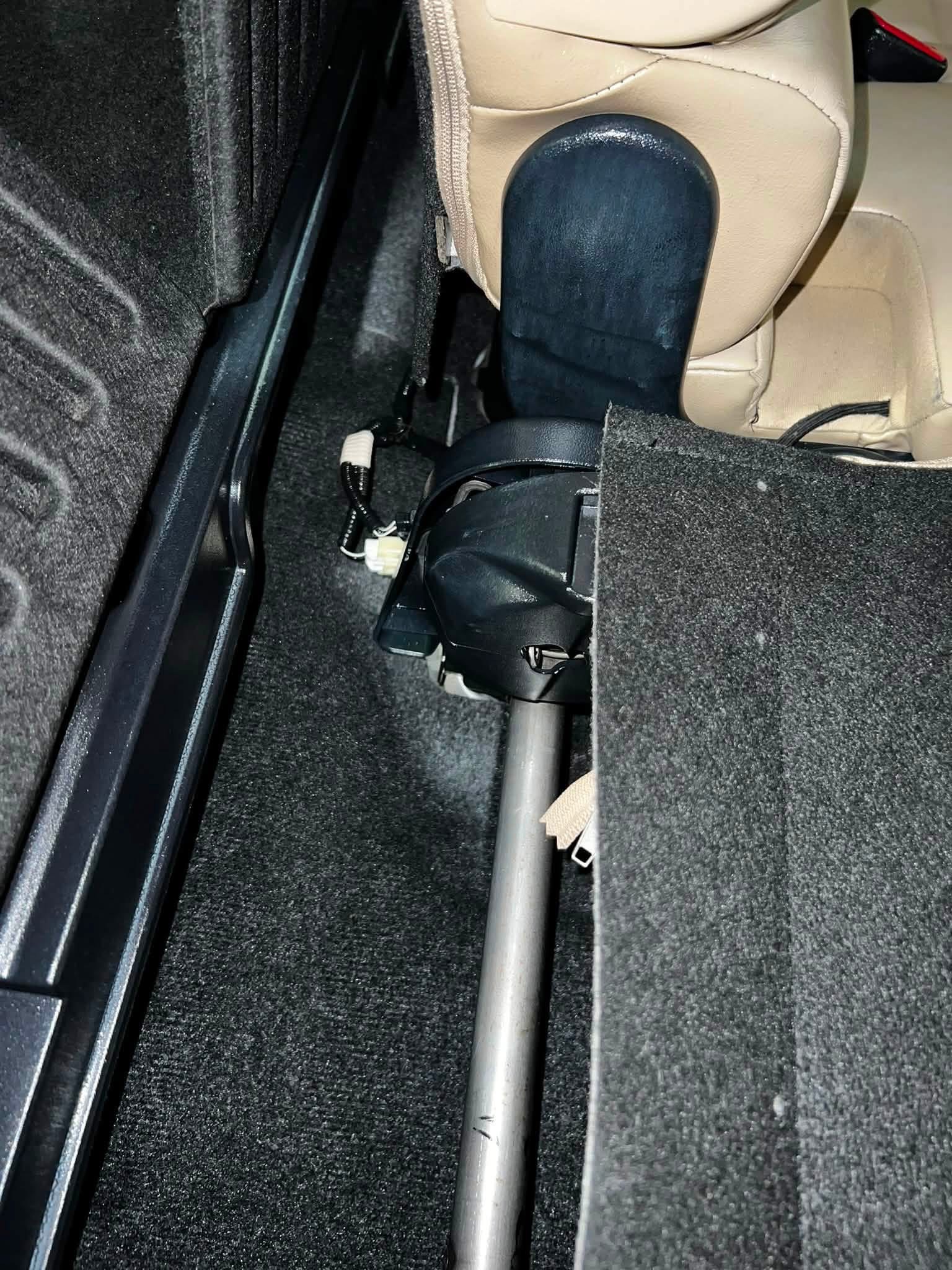 Detailed carpet and seat area